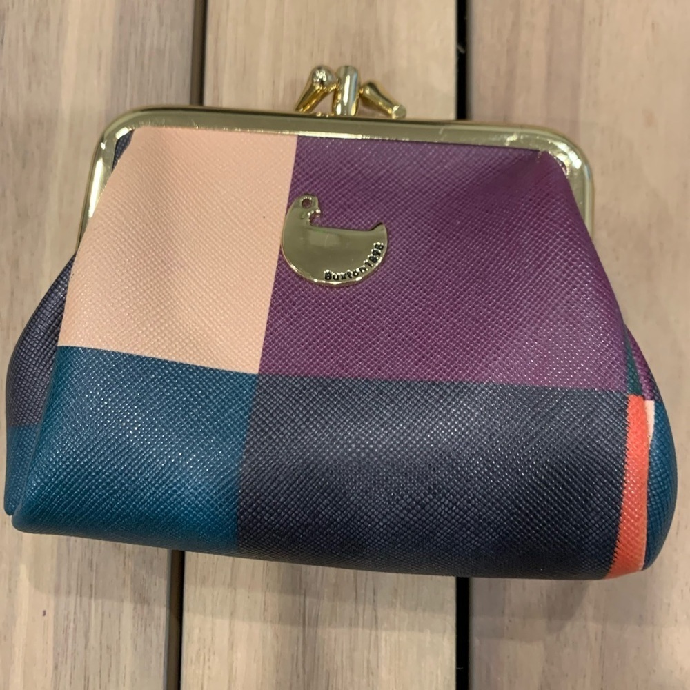 Burt's Bees Multicolor Patchwork Coin Purse